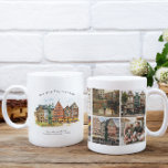 Personalized Frankfurt Germany Travel Photo Mug<br><div class="desc">Commemorate a meaningful family journey with this personalized Frankfurt, Germany travel photo mug. Designed to capture both place and memory, one side features a curated grid of your favorite travel photos, while the other highlights a hand-painted watercolor illustration inspired by Frankfurt’s iconic Römerberg half-timbered houses. Customize the headline, family name,...</div>