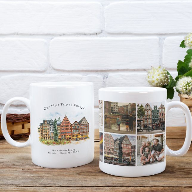 Personalized Frankfurt Germany Travel Photo Mug (Creator Uploaded)