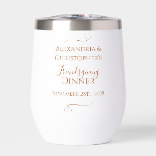 Personalized Friendsgiving Dinner Party Minimal