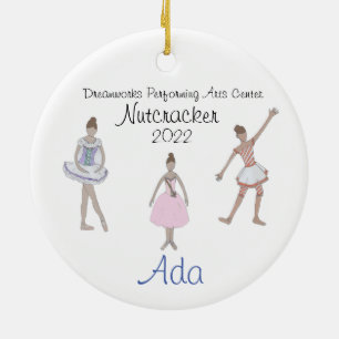 Personalized Fritz/Solider/Flower Nutcracker Ceramic Tree Decoration