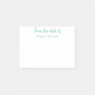 PERSONALIZED FROM THE DESK OF Post-it notes