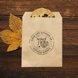 Personalized From the Kitchen Rubber Stamp