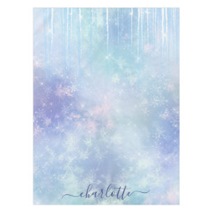 Personalized Frozen Icicles Tablecloth