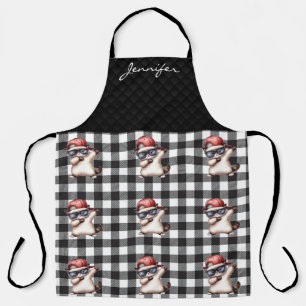 Personalized Fun Cat All-Over Print Apron