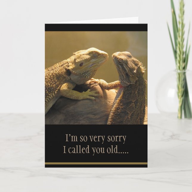Personalized Funny Birthday Greeting Card (Front)