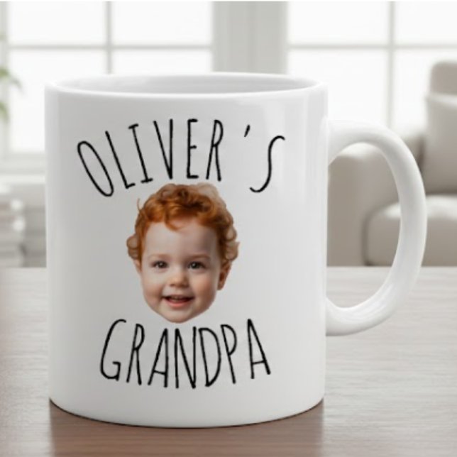Personalized Funny Custom Baby Face Photo  Mug (Creator Uploaded)