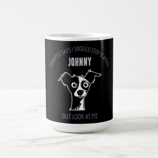 Personalized Funny – Custom Photo & Name Coffee Mug (Center)