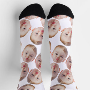 Personalized Funny Face Gift to Dad Sock for Adult