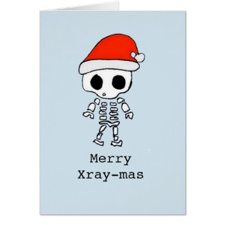 Personalized funny &#39;merry x-raymas&#39;