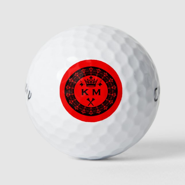 Personalized Funny Royal Golf Ball (Front)