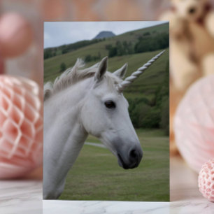 Personalized Funny Unicorn Birthday Card