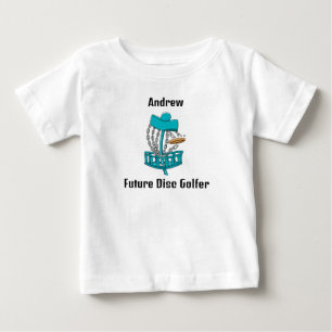 Personalized Future Disc Golfer Baby T-Shirt