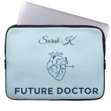 Personalized Future Doctor Heart Anatomy Laptop Sl