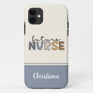 Personalized Future Nurse   Nursing Student Gifts iPhone 11 Case