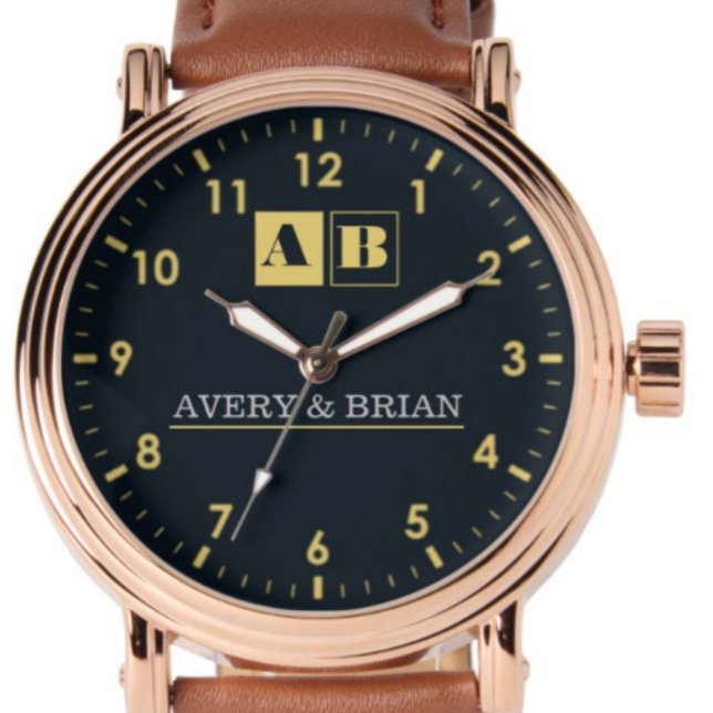 Personalized  Gift Custom Premium Style Monogram Watch (Creator Uploaded)