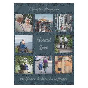 Personalized Gifts for Older Parents Couples Green Tablecloth