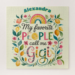 ❤️Personalized GIGI Gifts Mothers Day Birthday Jigsaw Puzzle