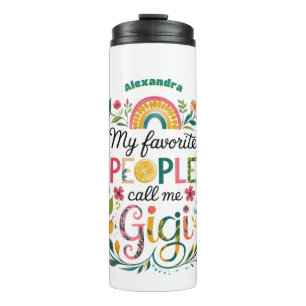 ❤️Personalized GIGI Gifts Mothers Day Birthday  Thermal Tumbler