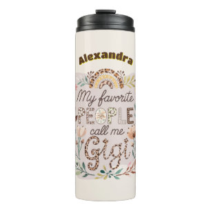 ❤️Personalized GIGI Gifts Mothers Day Birthday  Thermal Tumbler