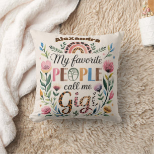 ❤️Personalized GIGI Mothers Day Birthday Christmas Cushion