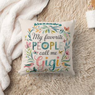 ❤️Personalized GIGI Mothers Day Birthday Christmas Cushion