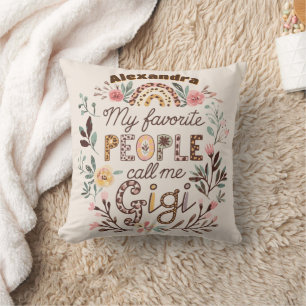 ❤️Personalized GIGI Mothers Day Birthday Christmas Cushion