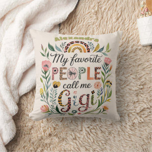 ❤️Personalized GIGI Mothers Day Birthday Christmas Cushion