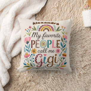 ❤️Personalized GIGI Mothers Day Birthday Christmas Cushion