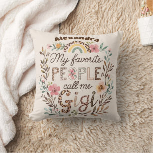 ❤️Personalized GIGI Mothers Day Birthday Christmas Cushion