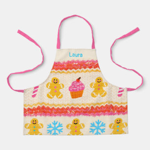 Personalized Gingerbread Baking Apron