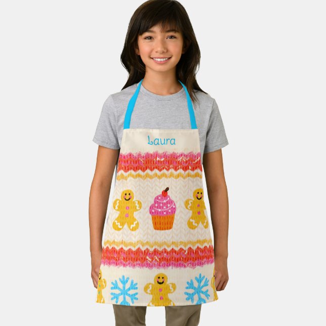 Personalized Gingerbread Baking Apron (Insitu)
