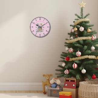 Personalized Gingerbread House Wall Clock