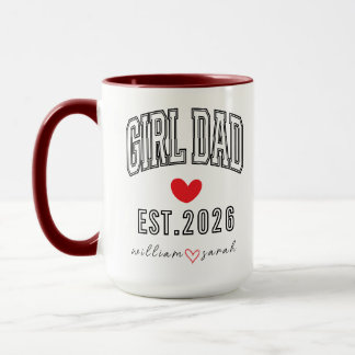 Personalized Girl Dad Father’s Day for Proud Girl Mug