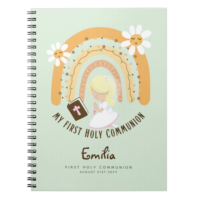 Personalized Girls Prayer Journal or Bible Study  (Front)