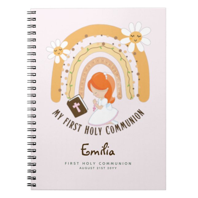Personalized Girls Prayer Journal or Bible Study  (Front)