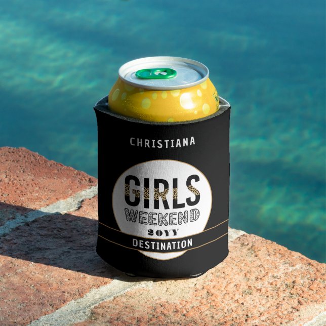Personalized Girls Weekend Girls Trip Vacation Can Cooler (In Situ Pool)