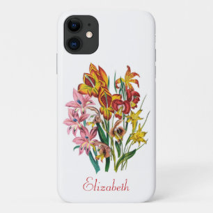 Personalized Gladioli iPhone 11 Case