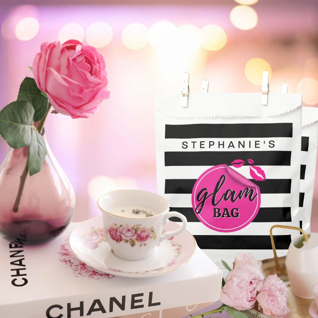 Personalized Glam Favor Bags (Creator Uploaded)