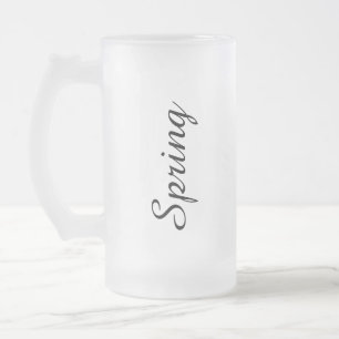 Personalized Glass Tumbler with Straw,Iced Coffee  Frosted Glass Beer Mug