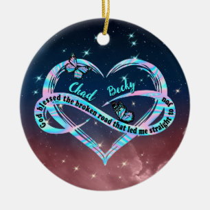 Personalized God Blessed The Broken Road That Led Ceramic Tree Decoration