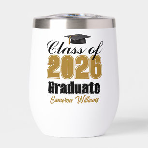 Personalized Gold Class of 2026 Graduation