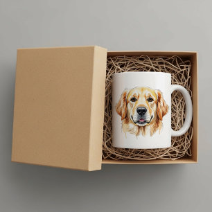 Personalized golden retriever Mug