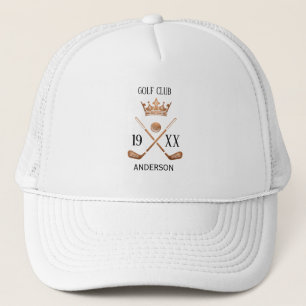 Personalized Golf Club Name Custom Trucker Hat 