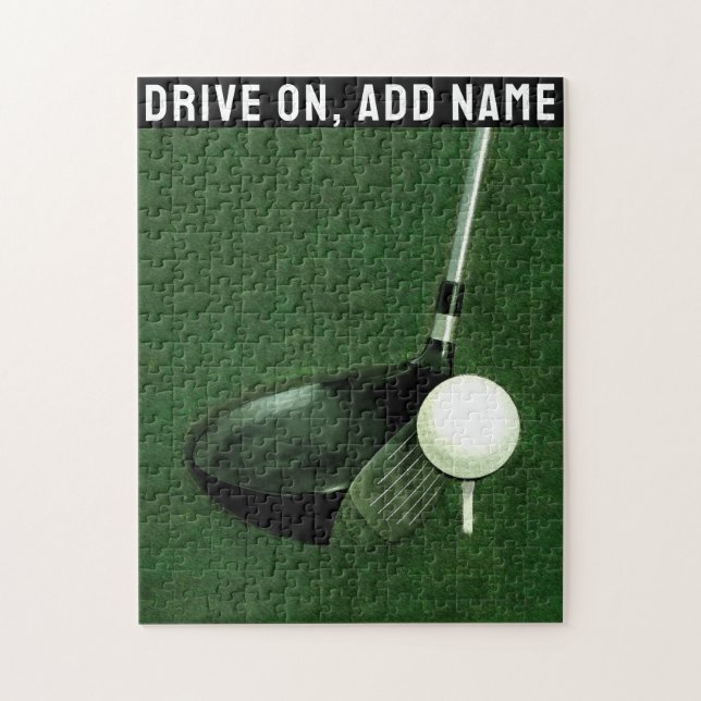 Personalized Golf gift Jigsaw Puzzle (Vertical)