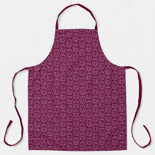 Personalized Golf Monogram Name Burgundy Golf gift Apron