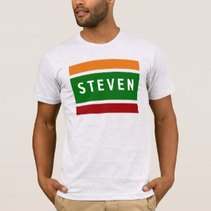 Personalized Golf Name Retro Gas Station Label T-Shirt