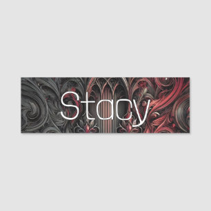 Personalized Gothic Name Tag