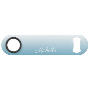 Personalized gradient ombre angel blue