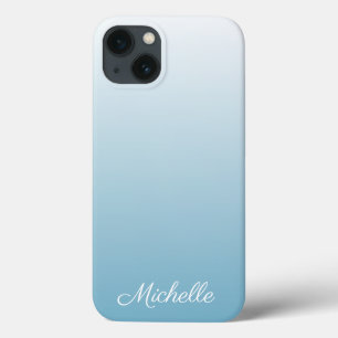Personalized gradient ombre angel blue Case-Mate i iPhone 13 Case