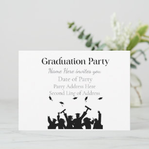 Personalized Graduation Custom Name and Class Year Invitation